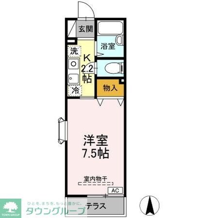 サウサリート芦花の物件間取画像